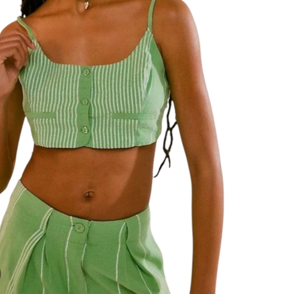 Free People Casual Friday Set In Blue NWOT - Picture 4 of 11